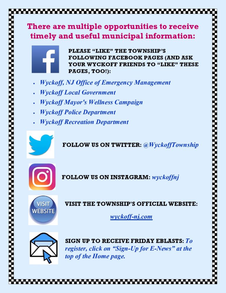 Wyckoff Township municipal information Wyckoff Chamber of Commerce